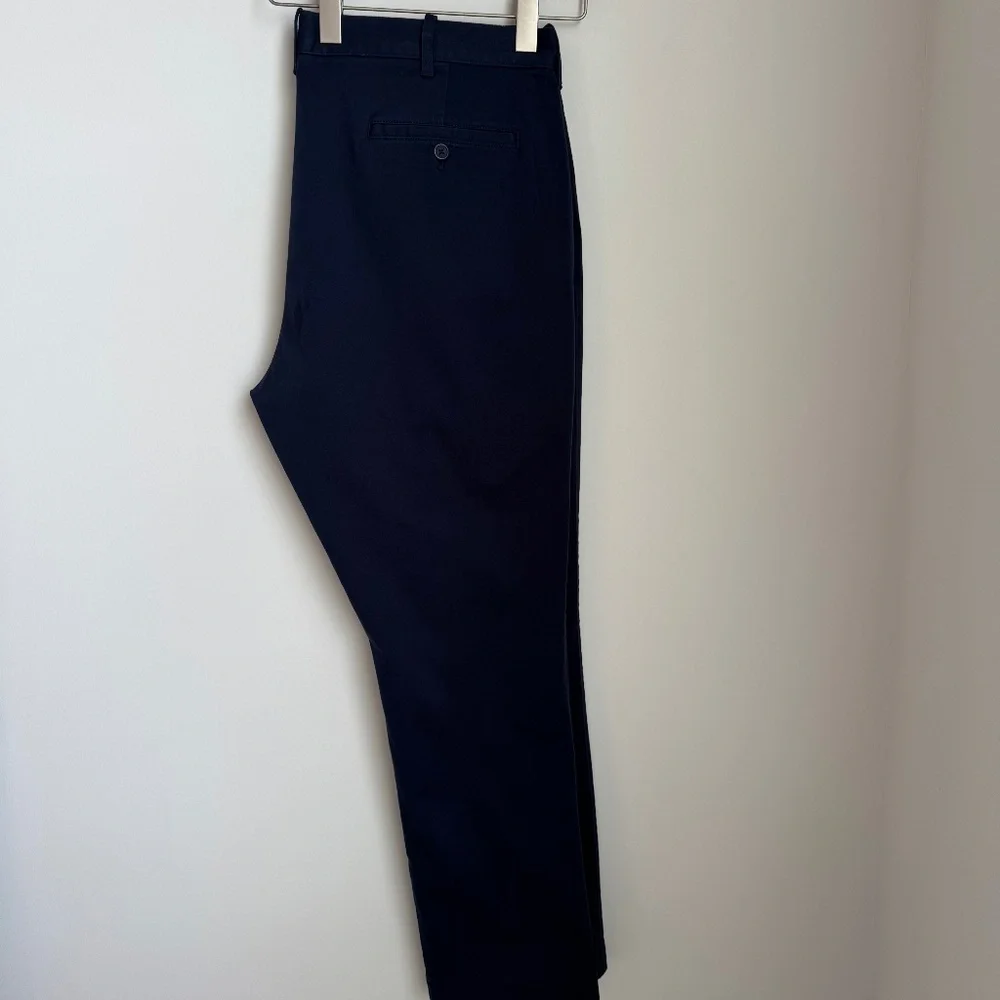 J. Crew Factory Mens Navy Slim Fit Athletic Chino Pants NWT